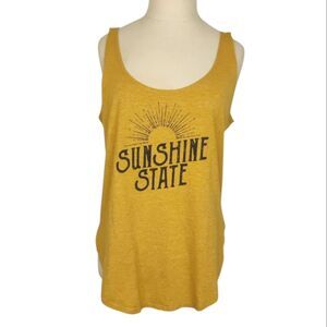 Sunshine State Yellow Tank Top size Medium